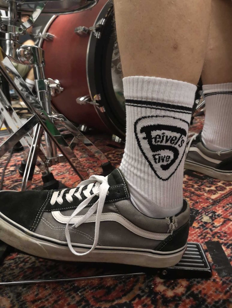 Socken für Punkrockband Feivel's Five